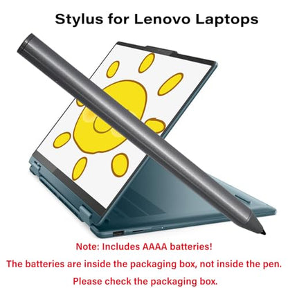 Stylus Pen Compatible with Lenovo Digital Pen 2 for Lenovo Yoga 6/7/9 Series,ThinkPad X/X1/L/P Series,IdeaPad Flex 5/7,13w/300w Yoga,ThinkBook 13x G2 IAP-21AT Pen(Gray)