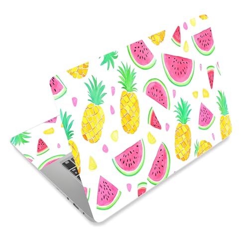Laptop Skin Sticker Decal for 12 13 13.3 14 15 15.6 in, Universal Vinyl Waterresistant Protector Cover for Notebook PC Netbook, Computer Decor for Women Girls Summer Fruit - color: Summer Fruit
