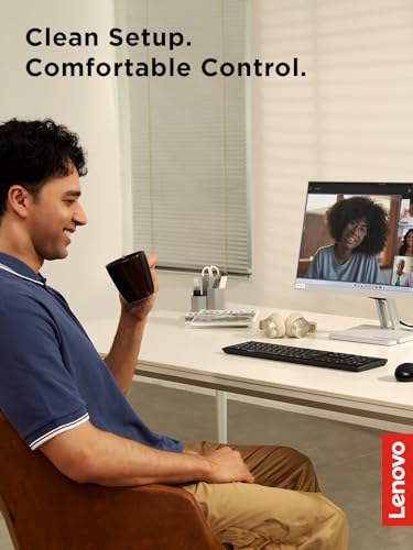 Lenovo 100 Wireless Compact Keyboard Cordless Keyboard for PC & Laptop with Windows Silent Keys Full-Size Layout with Numeric Keypad Plug & Play USB Receiver Portable, Black - style: 100 Keyboard