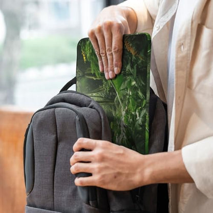 14 inch Laptop Sleeve with Handle Shockproof Laptop Bag Waterproof Computer Cover Bag Tropical Rainforest Briefcase