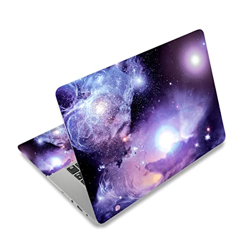 12.1 13 13.3 14 15 15.4 15.6 Inches Personalized Laptop Vinyl Skin Sticker Decal Universal Netbook Skin Sticker Reusable Notebook PC Art Decal Protector Cover Case (Galaxy) - color: Galaxy