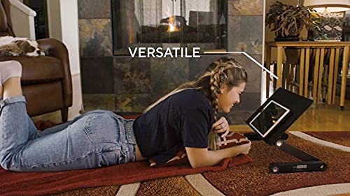 Uncaged Ergonomics WorkEZ Adjustable Laptop Stand for Desk, Laptop Stand Adjustable Height, Foldable Aluminum Cooling Computer Holder & Riser for Desk Bed, Pink - color: Standard-Pink