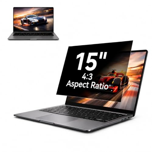 Laptop Privacy Screen Filter 15'' 4:3 for Aspect Ratio Widescreen Monitor,Laptop Monitor Privacy Shield Anti Glare Eye Protection, Anti-Scratch Removable Protector Film (1Pack 15'' 4:3) - size: 1Pack 15'' 4:3