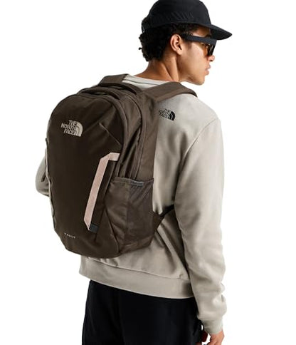 The North Face Vault Everyday Laptop Backpack - Commuter Travel Bag, Water-Repellent Finish, Spacious Compartment, Dark Chestnut/Garnet, One Size