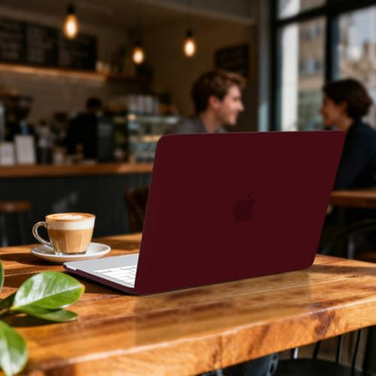 B BELK for MacBook Neo Case 13 inch 2026 Release Model A3404, Burgundy | Scratch Resistant Protective Matte Hard Shell for Mac Neo Case with Keyboard Cover & Screen Protector, Lightweight, Snap-On - color: Burgundy