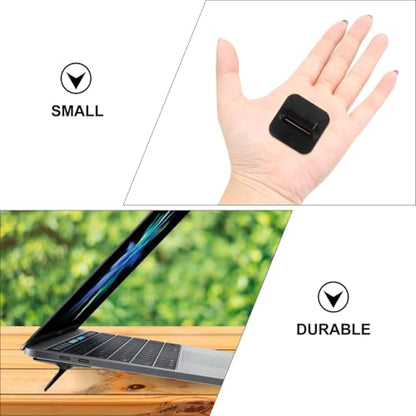 NOLITOY Portable Foldable Laptop Stand Non Skid Holder Adjustable Height Laptop Rack for Desk Cooling and Ergonomic Use Compatible with Various Notebooks, 2 PCS