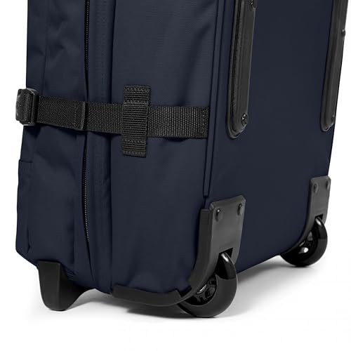 EASTPAK Tranverz S – 42L Small Soft Sided Cabin Sized Luggage, Dual Compartments, TSA Lock, Compression Straps & Smooth Inline Wheels, Ultra Marine - color: Ultra Marine, size: 42 Liter Carry On