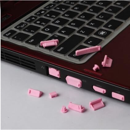 SB Port Cover Silicone USB Port Protection Caps Dust Plug for USB C, USB A | Anti Dust Dirt Plug Cuple Silicone Anti Dirt Protective USB Port Cover Silicone & Headphone (Cherry Blossom Pink) - color: Cherry Blossom Pink