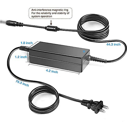 New Global 12V 3.8A AC/AC Adapter Compatible with UNIFIVE Model No. UIA345-12 UIA34512 12VDC 3800mA 12.0V DC12V 12 Volts I.T.E Switching Power Supply Cord Cable Battery Charger Mains PSU
