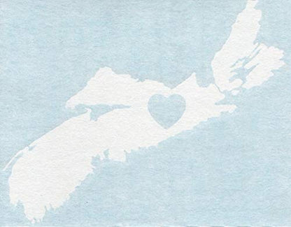 Nova Scotia Heart Love - Canada Canadian Canuck Islands Province - Cars Trucks Moped Helmet Hard Hat Auto Automotive Craft Laptop Vinyl Decal Store Window Wall Sticker 07106