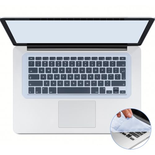 Universal Keyboard Protector Cover Skin for Laptop Notebook 13" 14" Laptop Notebook Ultra-Thin Silicone Waterproof Dustproof Keyboard Protector Skin(Blue,1Pcs) - color: Blue 1Pcs
