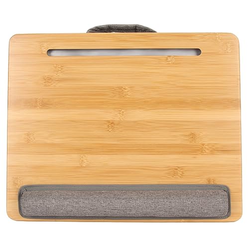 Laptop Desk, Portable Lap Table, Lightweight Tablet Slot Holder, Comfortable Tilt Angle, Durable, Water