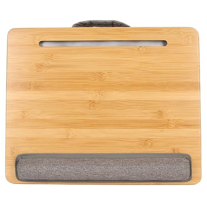 Laptop Desk, Portable Lap Table, Lightweight Tablet Slot Holder, Comfortable Tilt Angle, Durable, Water