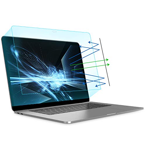 MOSISO 2 Pack 13 inch Laptop Screen Protector | Blue Light Blocking Anti-UV Eye Protection Screen Filter Film Compatible with MacBook Air 13 Retina 2022-2018/Pro 13 inch