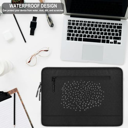 Laptop Case 15.6 Inch, Protective Computer Cover with Front Pocket | Laptop Sleeve, Water Resistant Durable Shockproof Laptop Carrying Bag Compatible for Lenovo, HP, Dell, Asus Notebook, Black - size: 15.6 Inch
