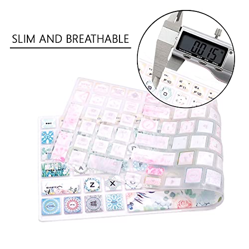 Silicone Keyboard Cover Skin for HP OMEN 15-DC 15.6", for HP 15-dc0010nr 15-dc0020nr 15-dc0030nr 15-dc0051nr dc0052nr 15-dc0086nr 15-dc0087nr 15-dc0096nr Laptop,Garland