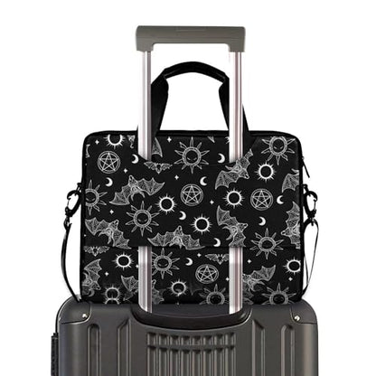 MNSRUU Laptop Bag for 15.6 inch Black Gothic Bats - color: Bat I23263