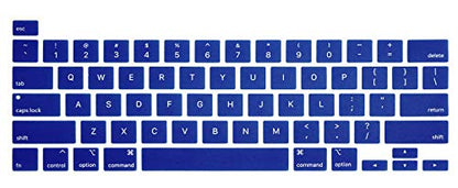 Se7enline for MacBook Pro 13 inch Case M2/M1 2026-2020 A2338,Navy Blue | Hard Shell Laptop Case Washable Keyboard Cover Skin Anti-Scratch Anti-Drop Heat Dissipation Full Port Access Slim Lightweight - color: Navy Blue