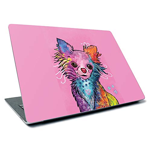 MightySkins Skin for Microsoft Surface Laptop 3 13.5" (2019) - Chihuahua Rainbow | Protective, Durable, and Unique Vinyl Decal Wrap Cover | Easy to Apply, Remove, and Change Styles | Made in The USA - color: Chihuahua Rainbow