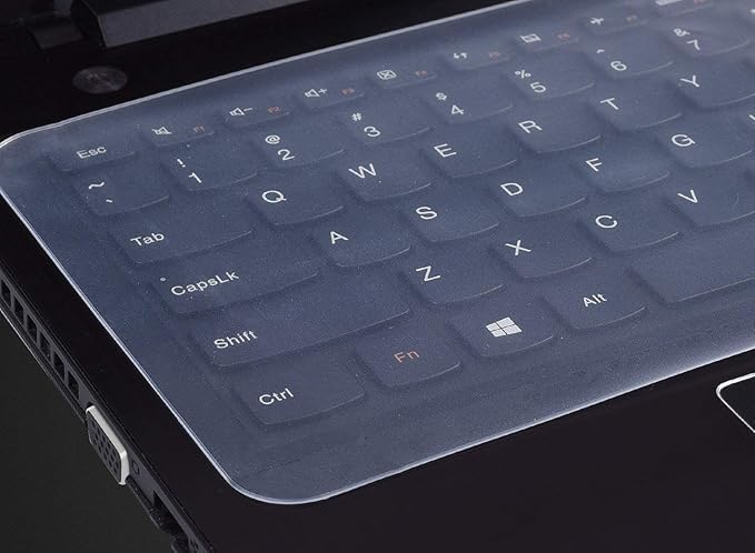 15.6” 16" Universal Silicone Laptop Keyboard Protector | Laptop Keyguard Cover | Keyboard Dust Cover | Waterproof & Dust-Proof Protective Skin
