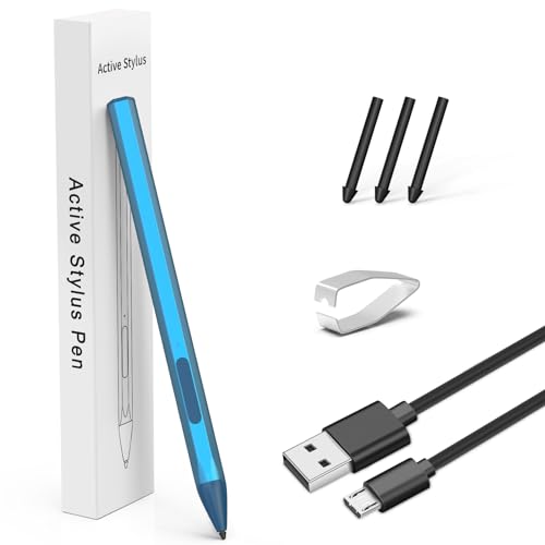 Stylus Pen for HP Envy x360/ASUS Vivobook Flip/Surface Pro 12 11 10 9 8 7 6 | Rechargeable MPP 2.0 Tilt Active Pen with 4096 Pressure Sensitivity - color: Navy Blue, size: for HP