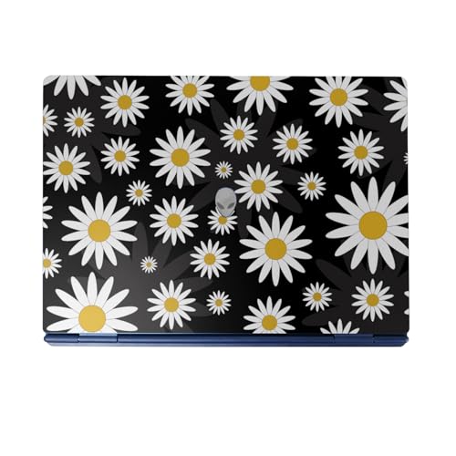 Laptop Skin Compatible with Alienware 16/16X Aurora (2025) - Daisies - Premium 3M Vinyl Protective Wrap Decal Cover - Easy to Apply | Crafted in The USA by MightySkins - color: Daisies, size: 16/16X Aurora (2025) Full Cover Skin, style: Matte Finish