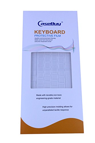 Clear Desktop Computer Keyboard Cover Skin for PC 104/107 Keys Standard Keyboard, Anti Dust Waterproof Keyboard Protector Skin