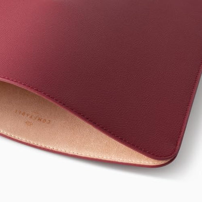 Comfyable Laptop Sleeve 13 Inch Precisely Compatible with MacBook Air M5 2026 & MacBook Pro/Neo A18, Genuine Leather Cover Case, Wine Red - color: Wine Red, size: For 13" MacBook Pro & Air & Neo