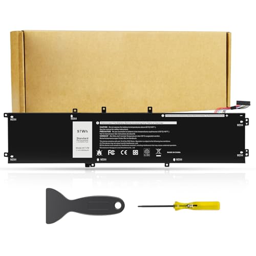 4K1VM Laptop Battery Replacement for Dell G7 17 7700 Gaming Series Inspiron 15 7590 7591 7501 Series Precision 5530 5520 5540 Series Vostro 15 7500 Series W62W6 0W62W6 9TM7D 09TM7D XYCW0 0XYCW0 V0GMT - size: 4K1VM 14.96 4.80 0.73in