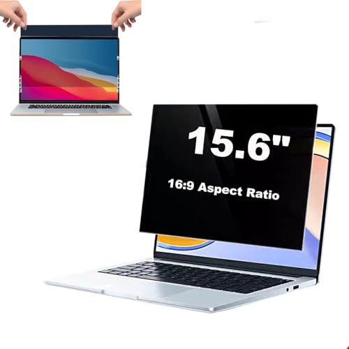 15.6 Inch Laptop Privacy Screen Protector Designed for HP Envy/Dell/Asus/Acer/Samsung/Lenovo,Matte Eye Protection Anti Glare Anti peep Film for All 15.6" with 16:9 Aspect Ratio Laptop - size: 15.6 Inch (16:9 Aspect Ratio)