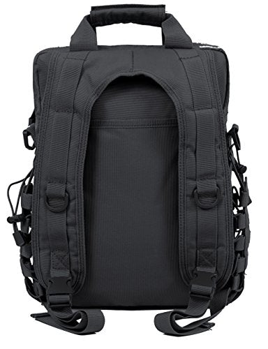 Seibertron Pro-Multifunction Shoulder Messenger Bag Fit for 14.1" or 17.3" Laptop - color: Black Max Suitable 14.1"laptop