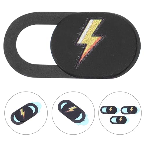 Toddmomy 3pcs Laptop Webcam Covers Phone Camera Privacy Protectors, Ultra-Thin Sliding Camera Shields for Tablets and Computers, Anti-Peeping Security Accessory for Remote Work and Online