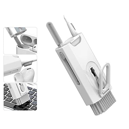 Cleaning Kit for Airpod 8-in-1 Multifunction Cleaning Kit for Cell Phone Earbuds Camera PC Smart Devices Clean with Keyboard Buckle Deep Clean Devices Upgraded Mobile Phone Cleaner Kit Accessory