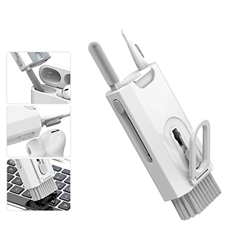Cleaning Kit for Airpod 8-in-1 Multifunction Cleaning Kit for Cell Phone Earbuds Camera PC Smart Devices Clean with Keyboard Buckle Deep Clean Devices Upgraded Mobile Phone Cleaner Kit Accessory