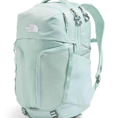 The North Face Women's Surge Commuter Laptop Backpack, Opal Frost, One Size | Everyday Travel Bag, Laptop Sleeve, Water-Repellent - color: Opal Frost