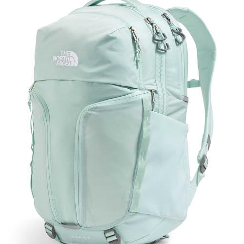 The North Face Women's Surge Commuter Laptop Backpack, Opal Frost, One Size | Everyday Travel Bag, Laptop Sleeve, Water-Repellent - color: Opal Frost