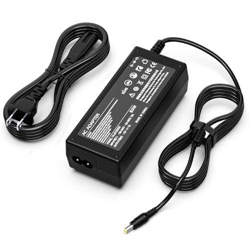 12V 5A 60W Monitor Power Adapter for S-Series 22 24 27 inch | 5.5x2.5mm Tip, 103.5in Cable, FCC CE RoHS, for 22-27in S-Series, Replaces ADP-40DD B PA-1041-71