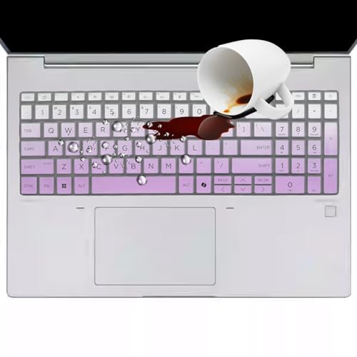 Keyboard Cover for 2026 2025 HP EliteBook 660 G11 16"/EliteBook 665 G11 16", HP ProBook 460 465G11 16 inch Laptop Accessories Protective Keyboard Cover Skin US Layout -OmbrePurlple - color: OmbrePurlple