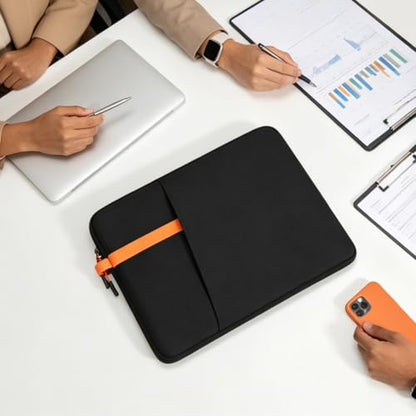 NIDOO Laptop Sleeve 10 inch Tablet Bag Carrying Case for 11 inch iPad 2025/11" iPad Air M4/ 11" iPad Pro M5 M4/ 11" Samsung Galaxy Tab S9 S8 / Lenovo Tab M11 Water Resistant Computer Pouch, Black - color: Black, size: 10-11 Inch