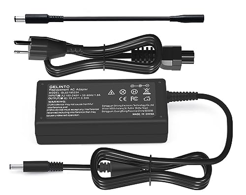 65W Laptop Charger Fit for Dell Inspiron 15 3000 5000 Computer | For Dell Inspiron 3511 3535 3530 3520 3525; Latitude 3310 3420 3540; 4.5mm x 3.0mm /7.4m x 5.0mm tip