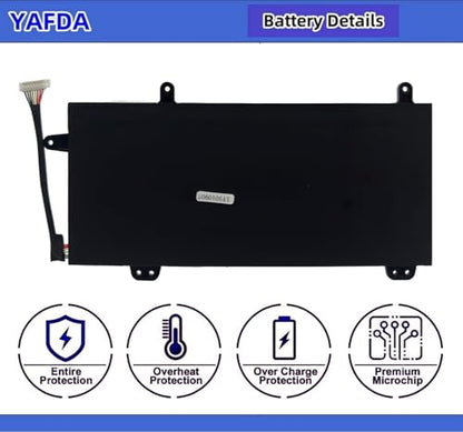 C41N1727 Laptop Battery Replacement for Asus ROG Zephyrus M GM501 GM501G GM501GM GM501GS GU501 GU501GM GM501GM-WS74 GM501GS-XS74 GM501GS-EI015T GU501GM-BI7N8 Series