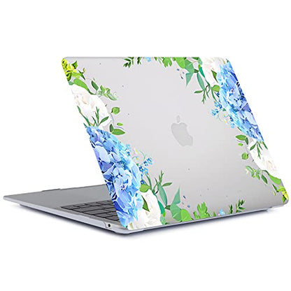 Hard Cover Compatible with MacBook Air 11 inch Case 2015 2014 2013 2012 2011 2010 Realease Model A1465 A1370, Color Printing Matt Plastic Hard Protective Shell Cover Case - Blue Flower - color: 1014 Blue flower, size: Air 11" 2010-2015(A1370/A1465)