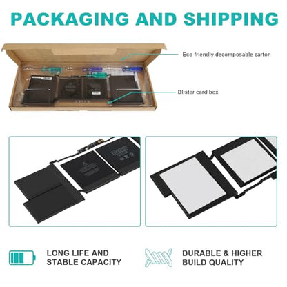 Futurebatt A2113 A2141 Battery Compatible with MacBook Pro 16-inch A2141，Release 2020 2019 EMS 3347 MVVJ2xx/A MVVK2xx/A MVVL2xx/A MVVM2xx/A - size: A2113 14.88 5.98 0.79in