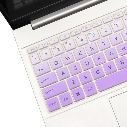 Keyboard Cover for HP Laptop 15.6" 15-fc 15-fd 15z-fc000 15-fc0245dx 15-fc0025dx 15-fc0093dx 15-fc0099nr 15-fc0010nr 15-fc0307dx 15-fc0146dx 15-fc0047wm 15-fc0025dx 15-fc0041wm 15-fc0081nr 15-fc0037wm - color: OmbrePurple