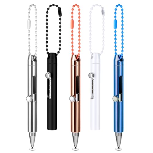 Mabor Stylus for Touch Screens, 5Pcs Mini Stylus Pen with Keychain Portable Precision Capacitive Stylus for Cell Phone Tablets Universal Touch Pen for Touchscreen Laptops
