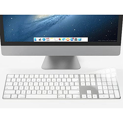 Keyboard Skin for Magic Keyboard A2520 with Numeric Keypad Touch ID | Keyboard Protector Cover for 2021 Magic Keyboard with Numeric Keypad Touch ID - color: 2021 Magic Keyboard with Numeric Keypad (Touch ID)