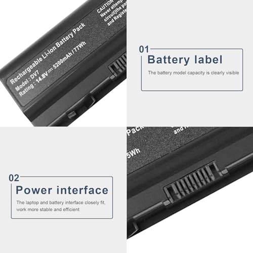 Fancy Buying New 8Cells Laptop Battery fits HP HDX18 HDX18t HP Pavilion dv7t dv7z dv8 HSTNN-OB75 HSTNN-OB74 HSTNN-IB74 HSTNN-IB75 464059-3XX 464059-141 KS525AA, HP Pavilion dv7-... Series - size: 8 Cell