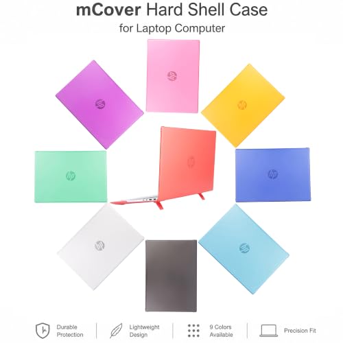mCover Case ONLY Compatible for 16” 2024+ HP OmniBook 5 16-AF / 16-AG / 16-BAxxxx / 16-BCxxxx and Pavilion 16-AF / 16-AG0000 Series Windows AI Notebook PC (NOT Fitting Other HP Models)- Aqua - color: Aqua
