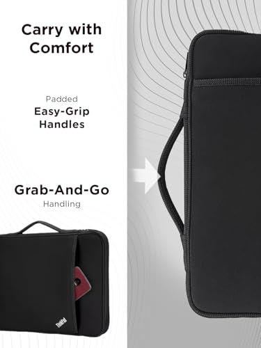 Lenovo ThinkPad 14-Inch Laptop Sleeve – Slim Protective Notebook & Tablet Case Compatible with ThinkPad, MacBook Air & MacBook Pro – Lightweight, Shock-Resistant