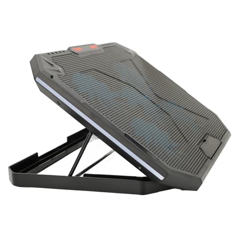 Laptop Cooling Pad, RGB Lighting, Iron, 7 Heights, Adjustable Angles, Laptop Cooling Pad, Prevent Overheating